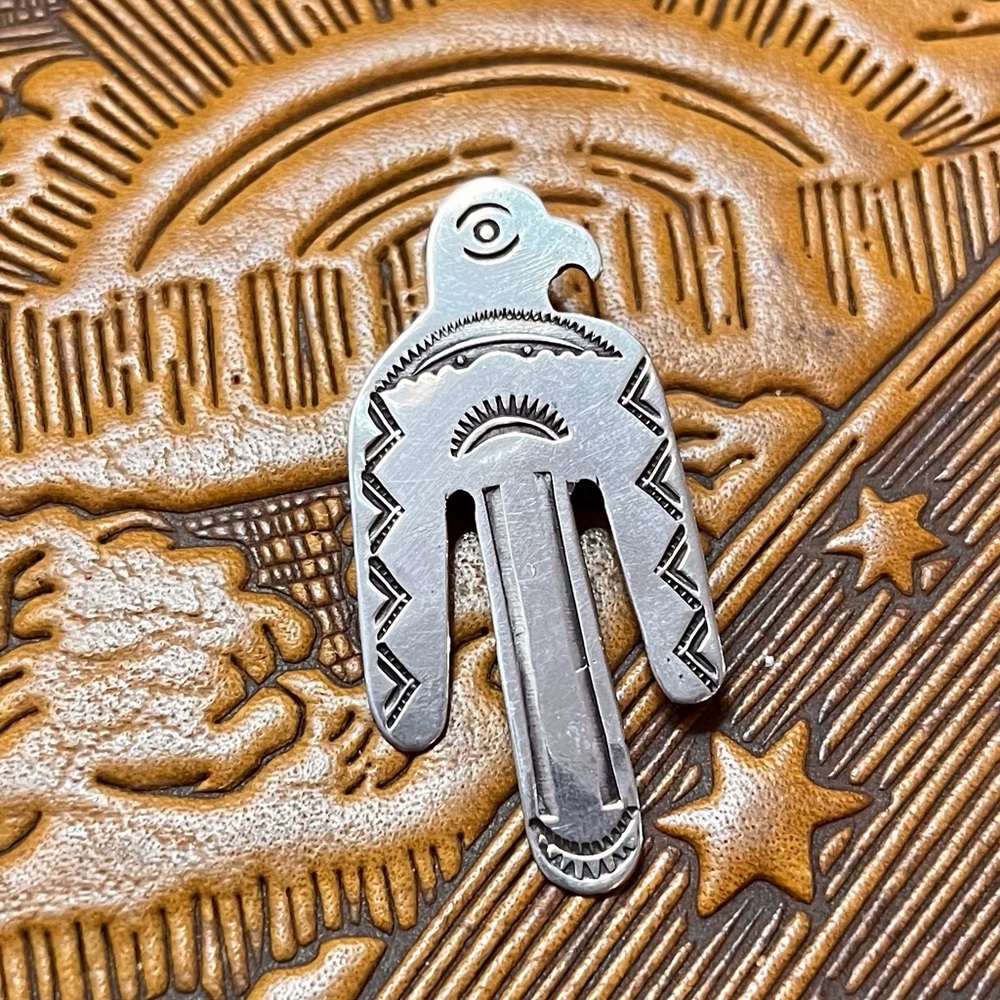 Old Sterling Silver Thunderbird Pin